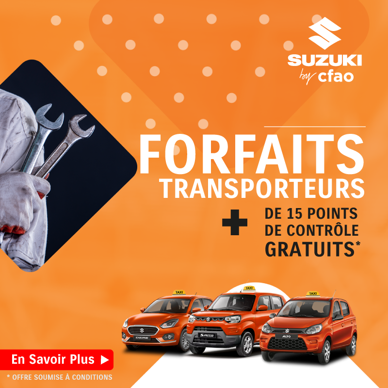 Offre d'entretien transporteur à partir de 22.500 FCFA + 15 points de contrôle gratuits