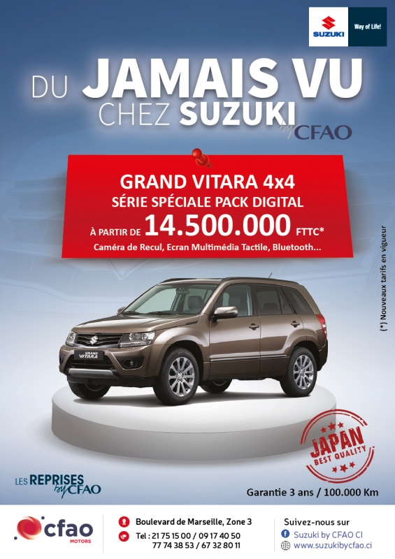 Du jamais vu chez Suzuki!